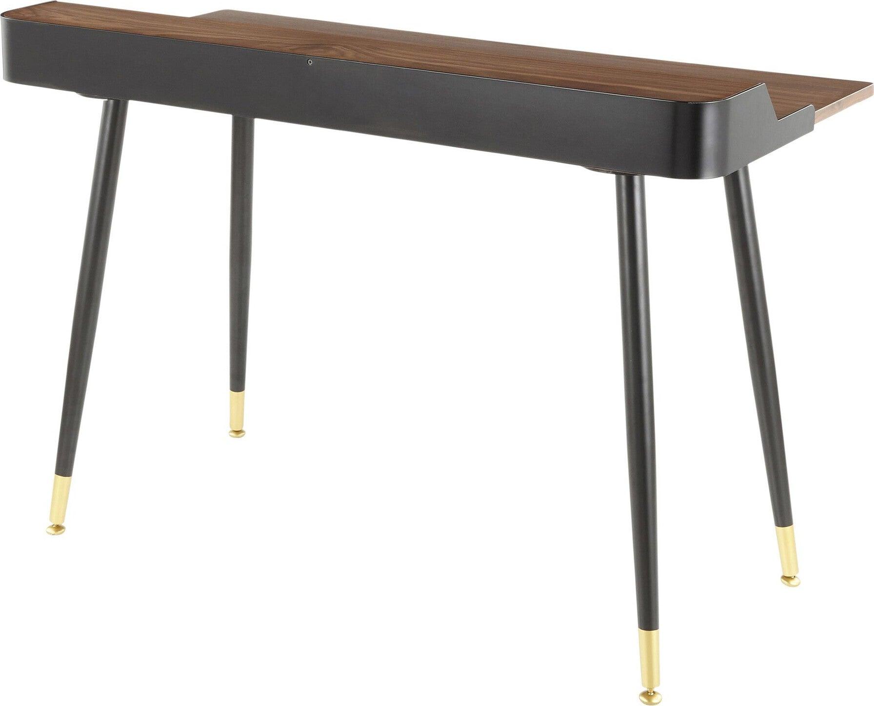 Lumisource Desks - Harvey Desk Black & Gold