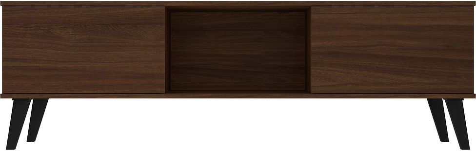 Manhattan Comfort TV & Media Units - Doyers 62.20 Mid-Century Modern TV Stand in Nut Brown