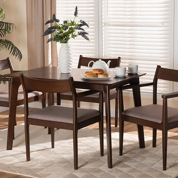 Coretta Mid Century Modern 5 Piece Dining Set Buy Now