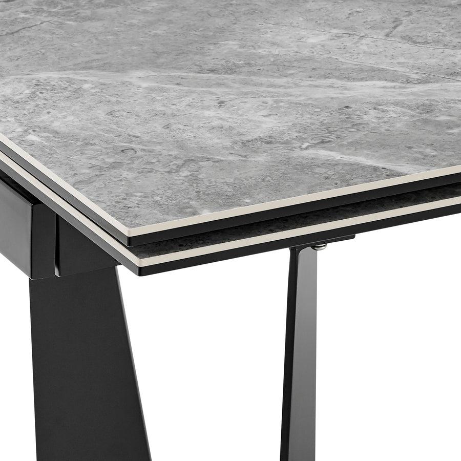 Euro Style Dining Tables - Mateo 95" Extension Table Gray