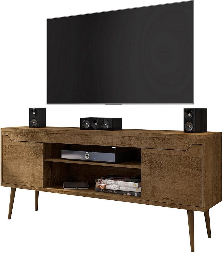 Manhattan Comfort TV & Media Units - Bradley 62.99 TV Stand Rustic Brown