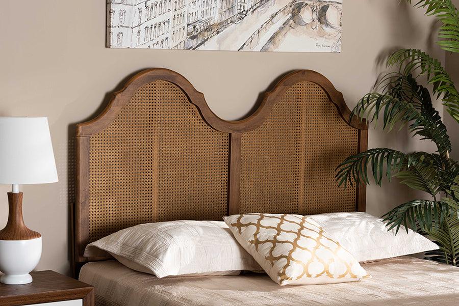 Wholesale Interiors Headboards - Hazel Queen Headboard Ash Walnut