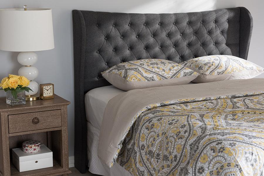 Wholesale Interiors Headboards - Cadence King Headboard Dark Gray