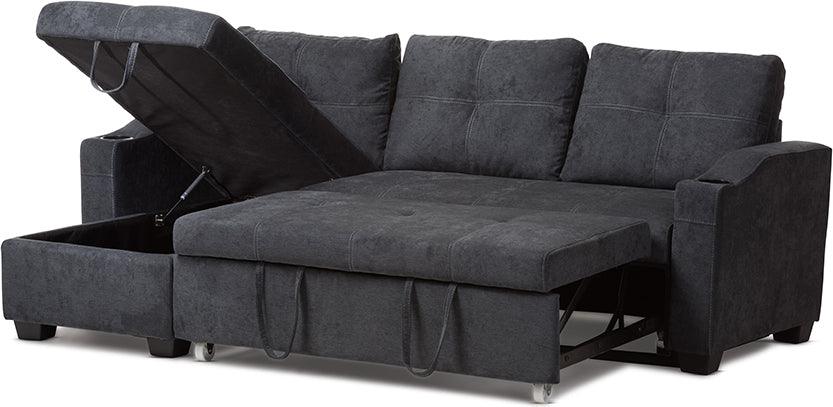 Shop Baxton Studio Lianna Modern And Contemporary Dark Grey Fabric