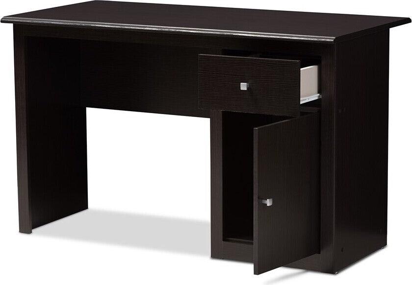 Wholesale Interiors Desks - Belora Modern And Contemporary Desk Wenge Dark Brown