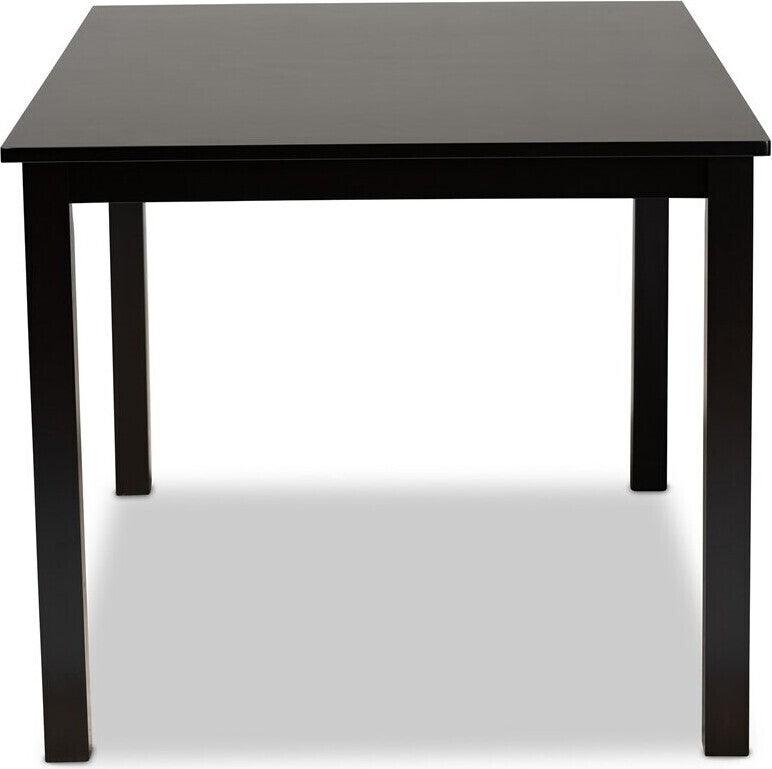 Wholesale Interiors Dining Tables - Eveline Rectangular Dining Table Espresso & Brown