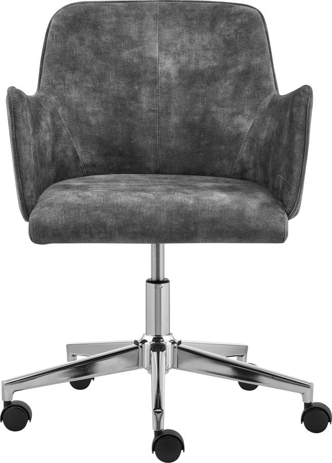 Euro Style Task Chairs - Sunny Pro Office Chair in Velvet Gray