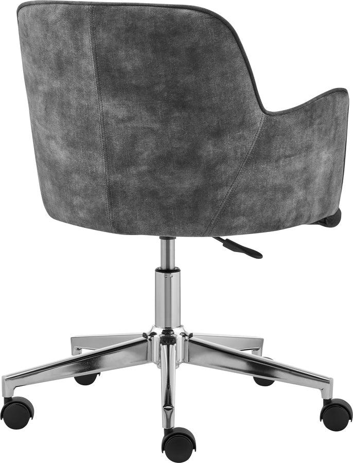 Euro Style Task Chairs - Sunny Pro Office Chair in Velvet Gray