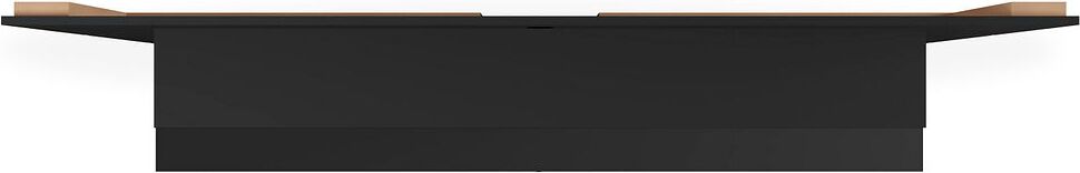 Manhattan Comfort TV & Media Units - Astor 70.86 Modern Floating Entertainment Center 2.0 with Media & Decor Shelves in Black