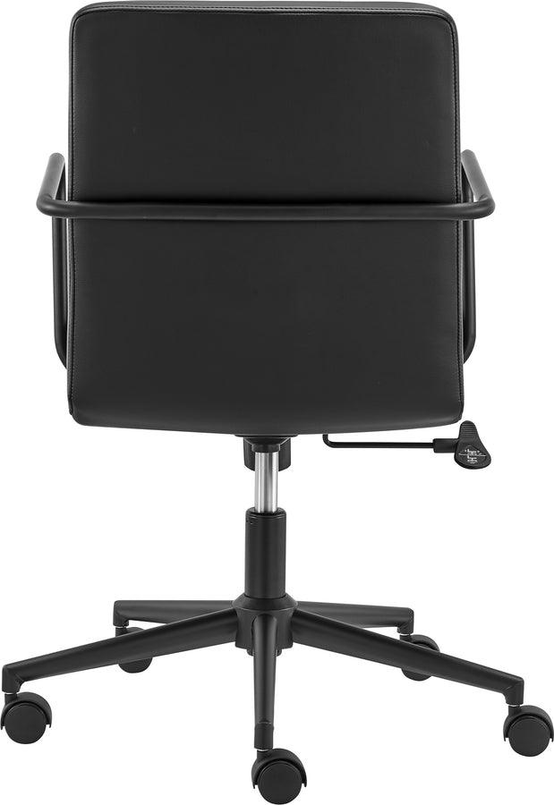 Euro Style Task Chairs - Leander Low Back Office Chair Black