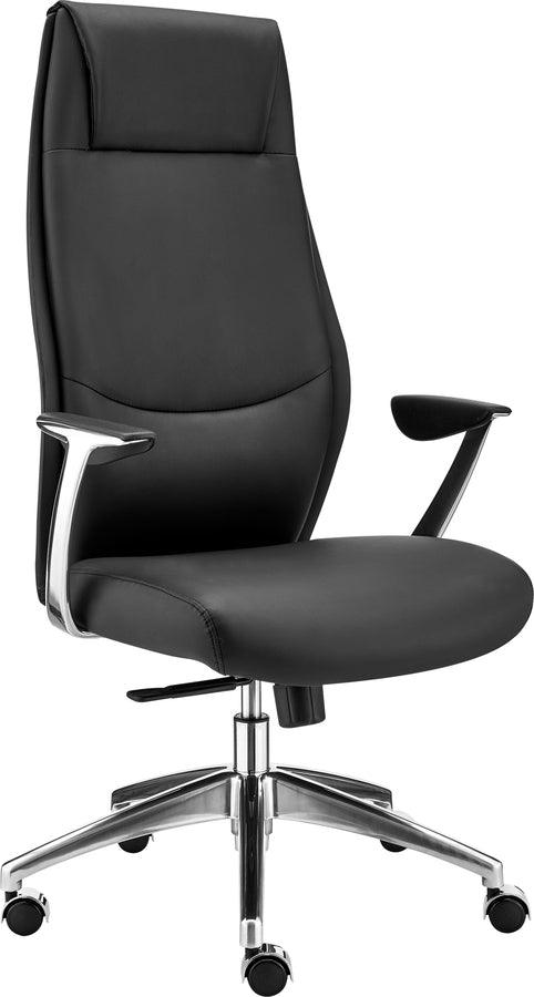 Euro Style Task Chairs - Crosby High Back Office Chair Black