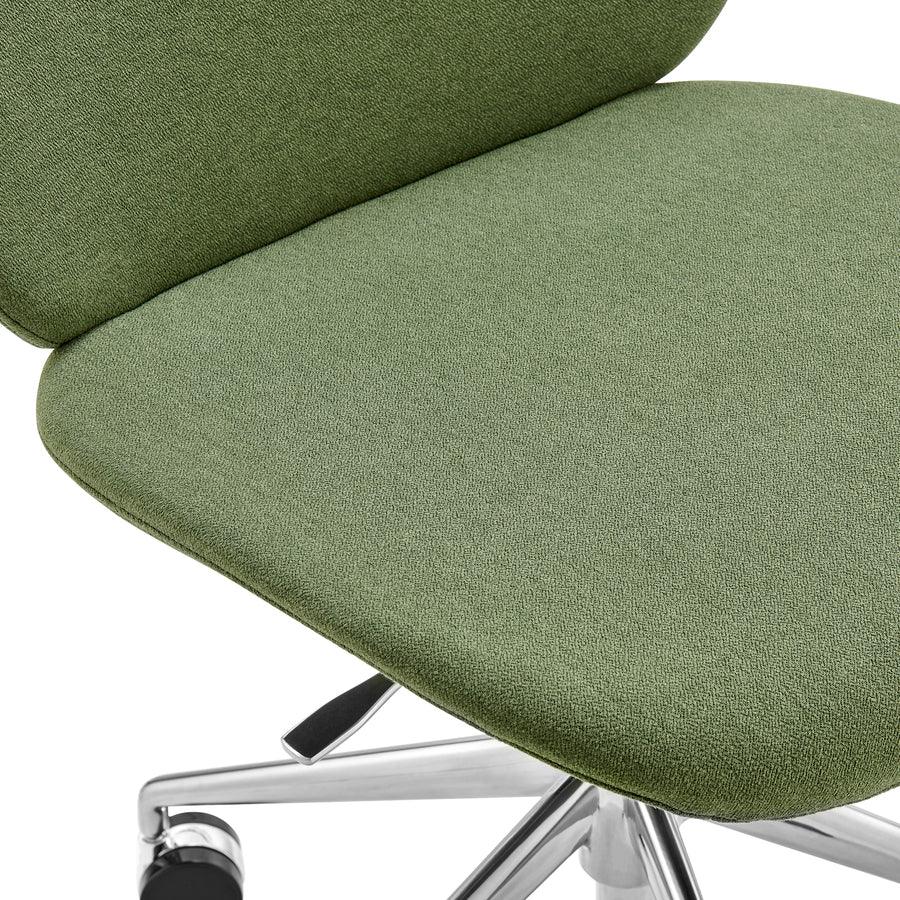 Green fabric office online chair