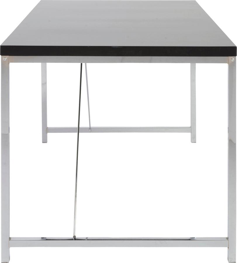 Euro Style Desks - Gilbert Desk Black & Chrome