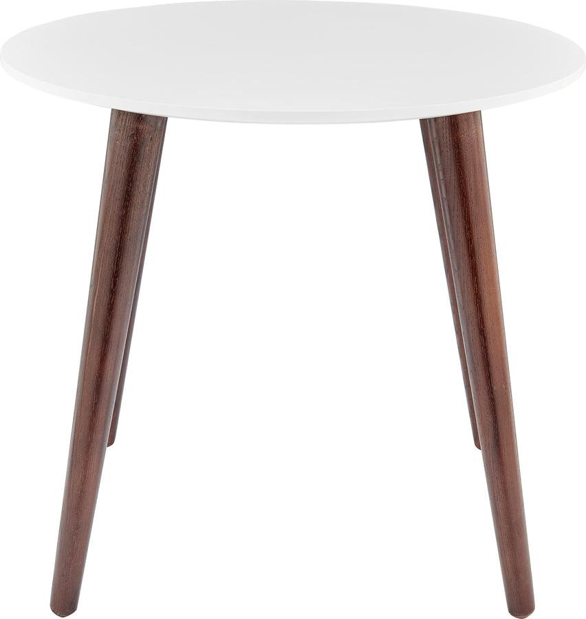 Euro Style Side & End Tables - Manon Round Side Table White