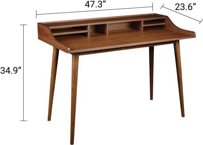 Euro Style Desks - Flavio Desk American Walnut