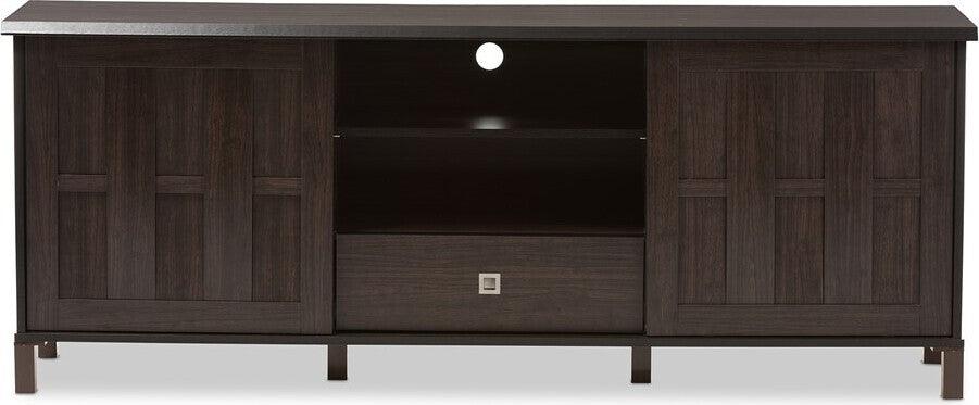 Unna TV Cabinet Dark Brown