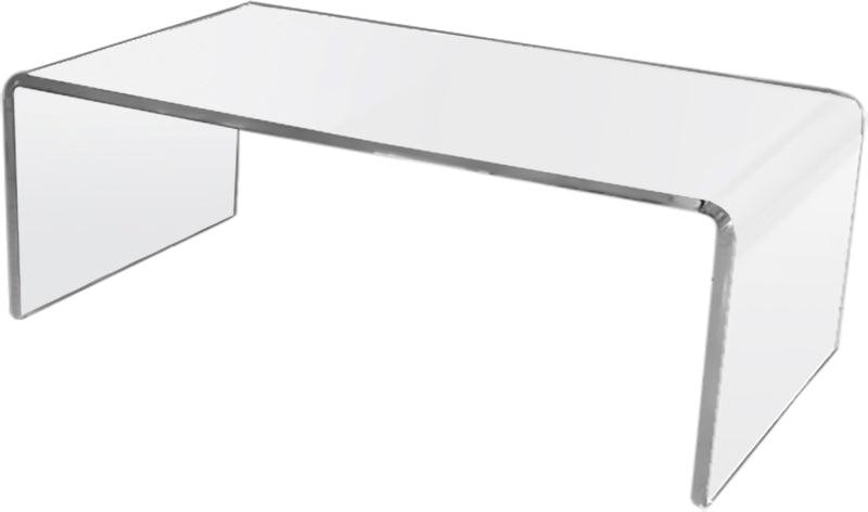 Euro Style Coffee Tables - Veobreen 44-inch Coffee Table in Clear Acyrlic