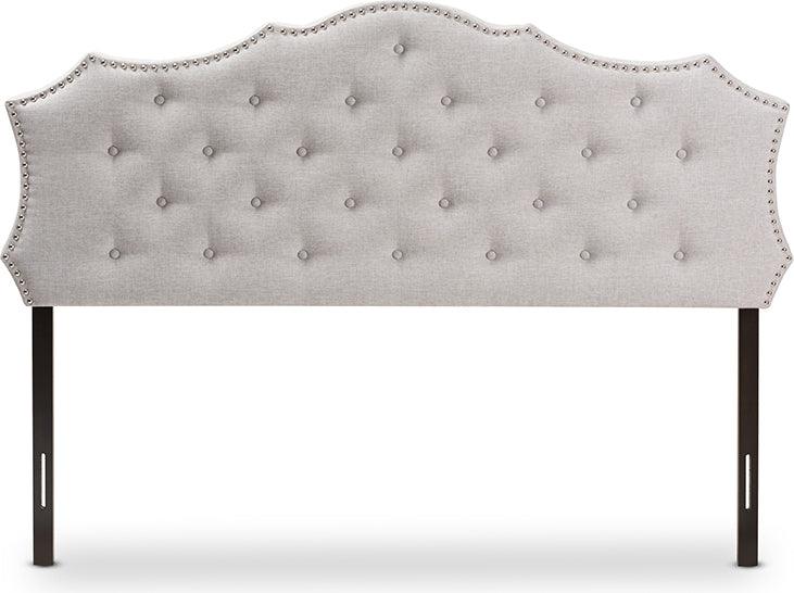 Wholesale Interiors Headboards - Aurora Queen Headboard Grayish Beige