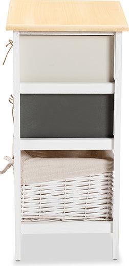 Wholesale Interiors Diella 2-Drawer Storage Unit with Basket