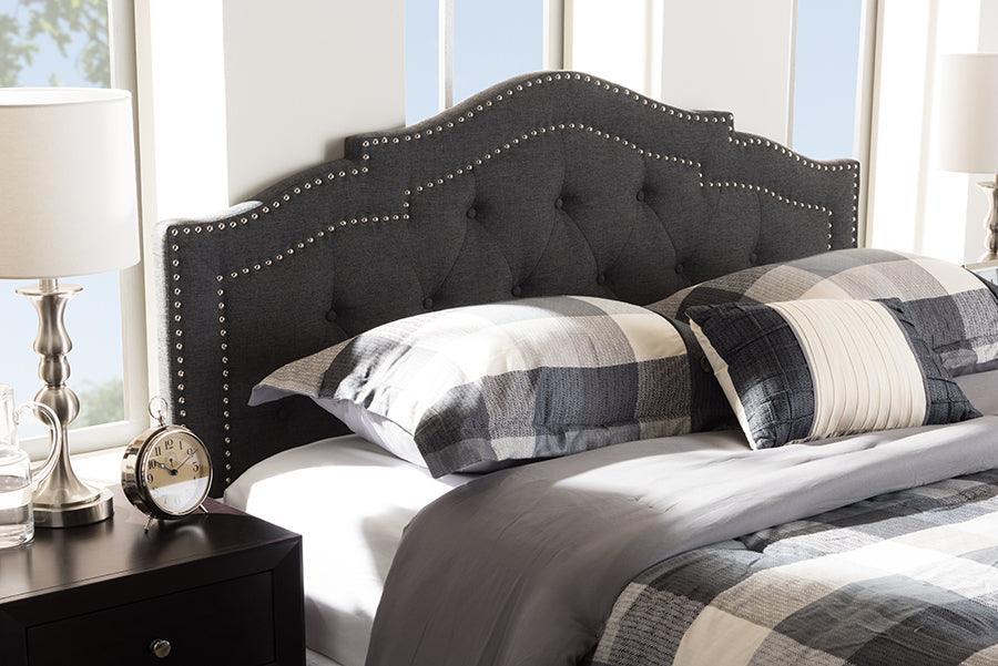 Wholesale Interiors Headboards - Edith Queen Headboard Dark Gray