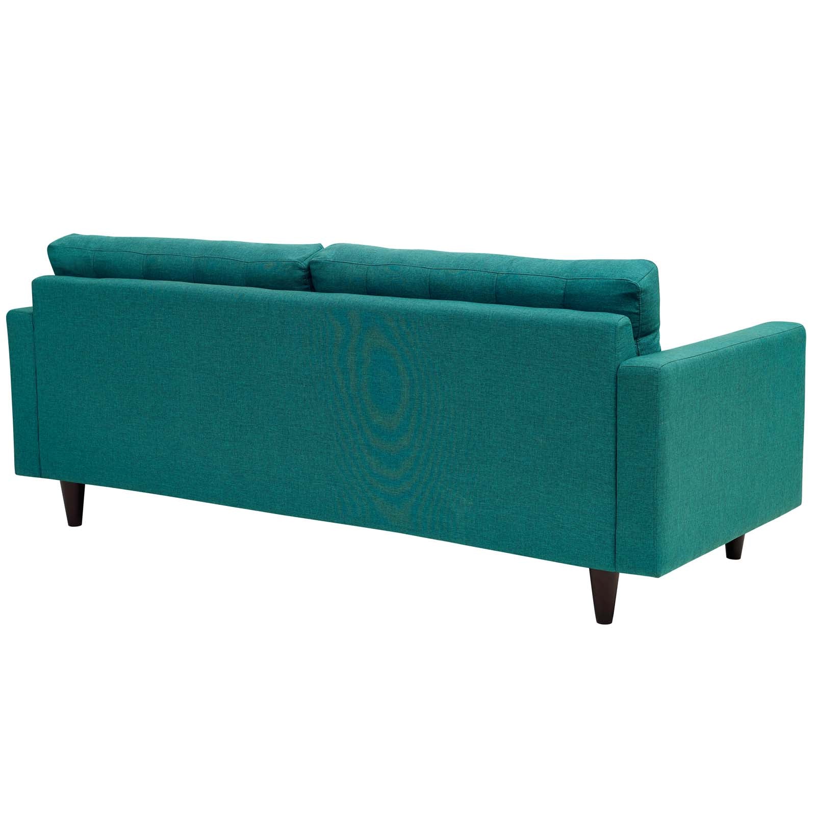 Modway Sofas & Couches - Empress Upholstered Fabric Sofa Teal