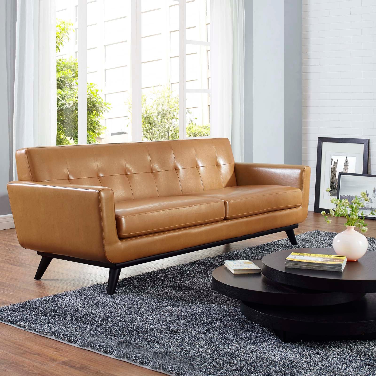 Bonded leather online armchair