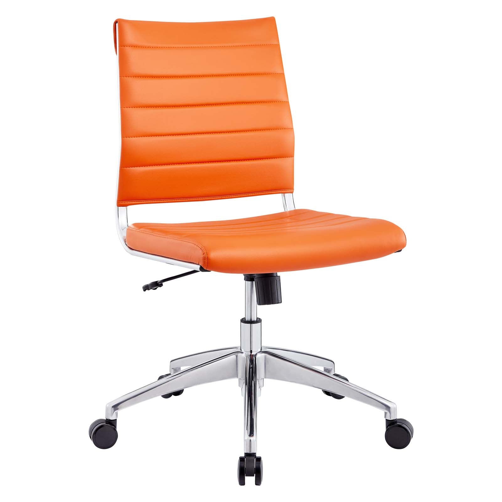 Modway Task Chairs - Jive Armless Mid Back Office Chair Orange