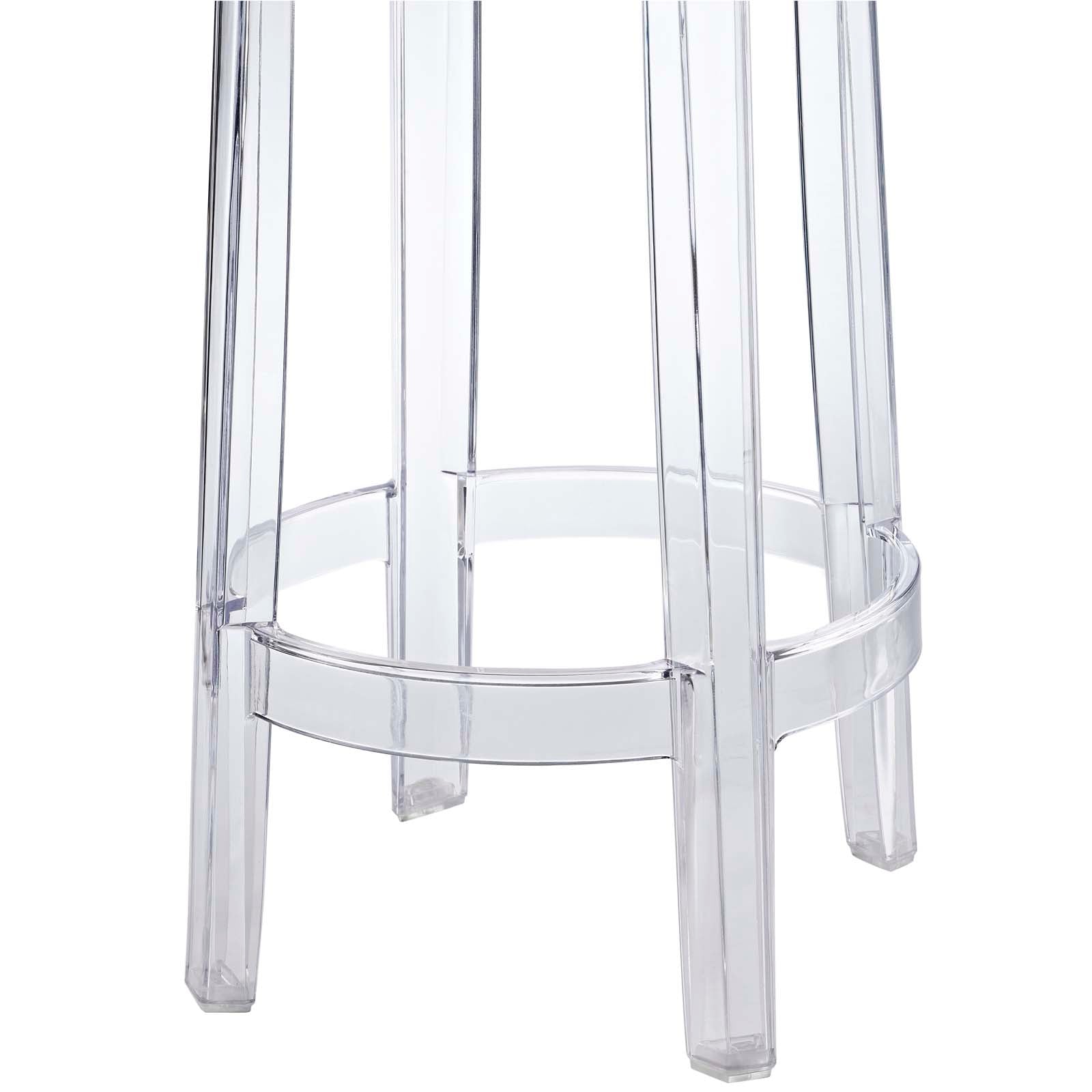 Modway Barstools - Casper Counter Stool Clear