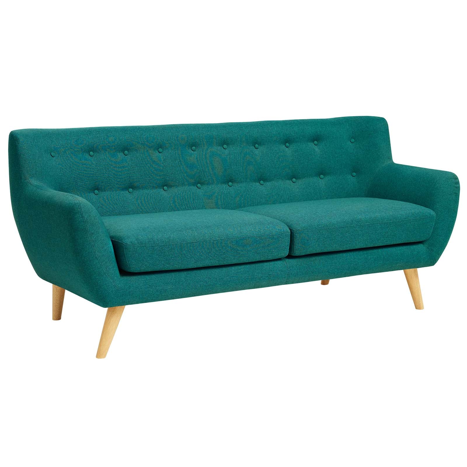 Modway Living Room Sets - 135.5" Remark 2 Piece Living Room Set Teal