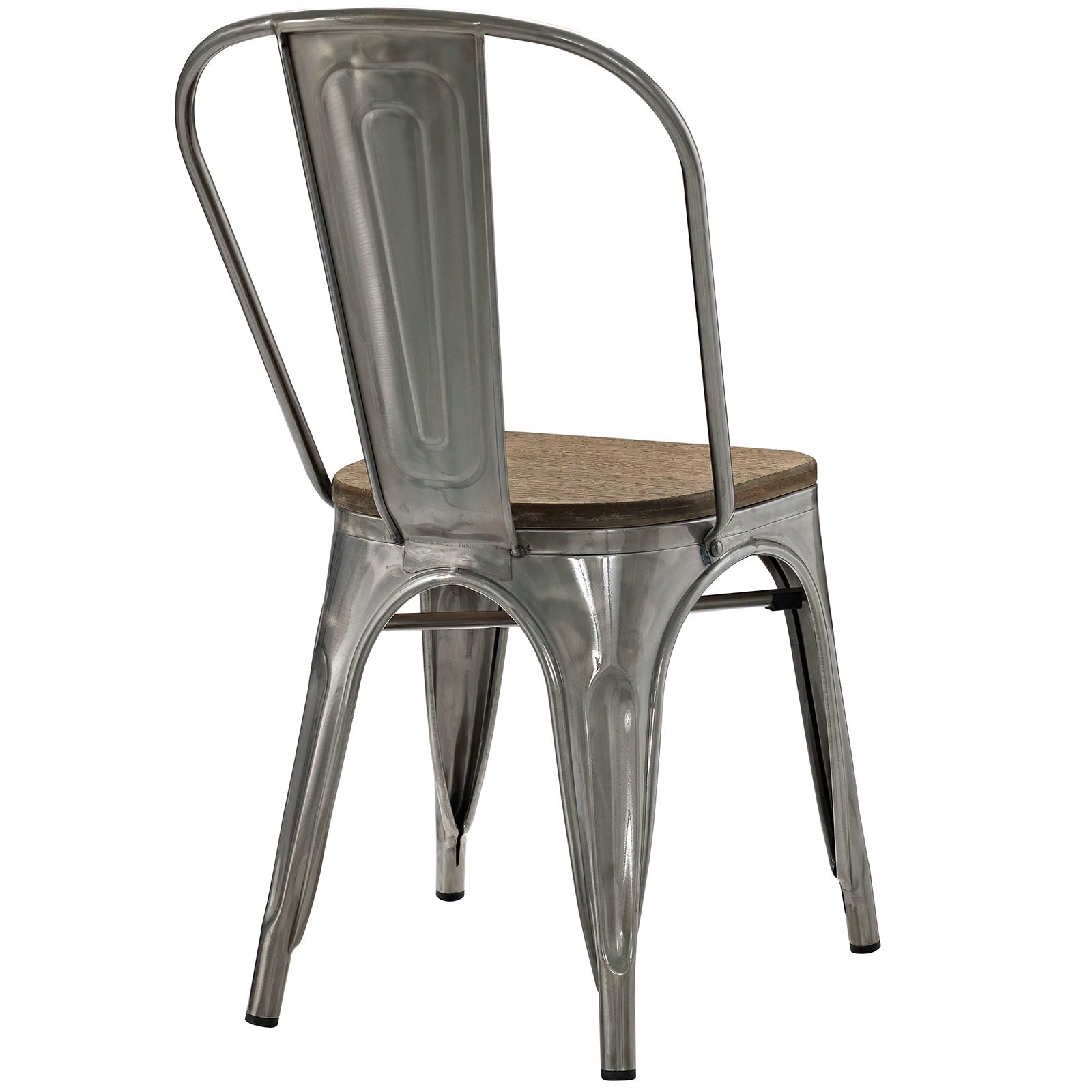 Modway Chairs - Promenade Bamboo Side Chair GunMetal