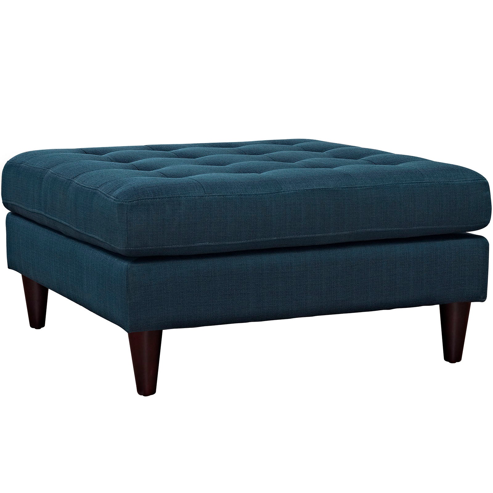 Modway Ottomans & Stools - Empress Upholstered Fabric Large Ottoman Azure