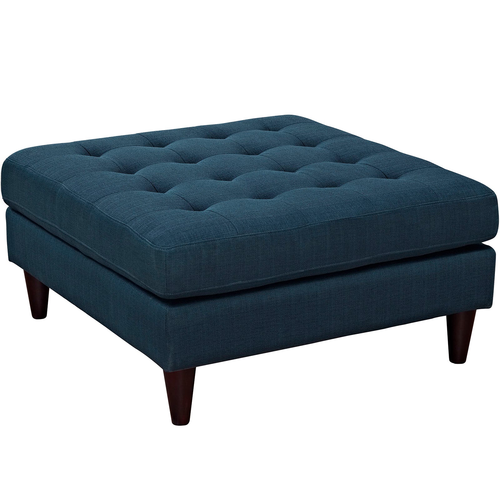 Modway Ottomans & Stools - Empress Upholstered Fabric Large Ottoman Azure