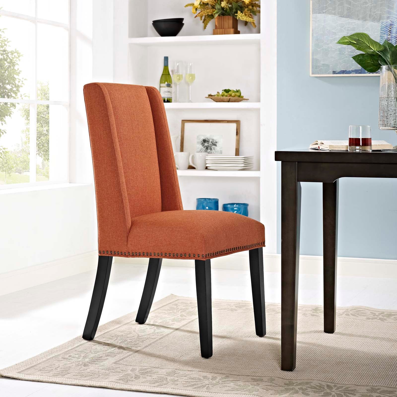 Burnt orange best sale dining chair covers