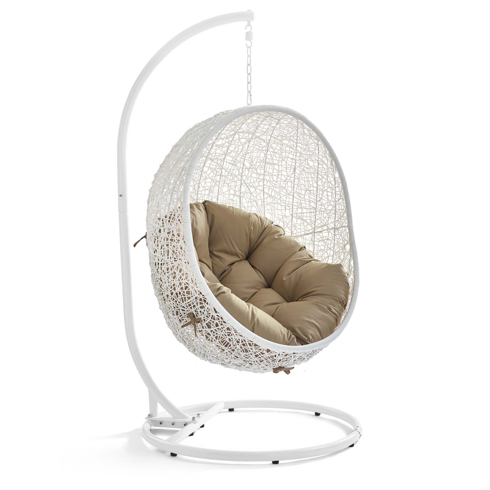 Mocha hanging clearance chair