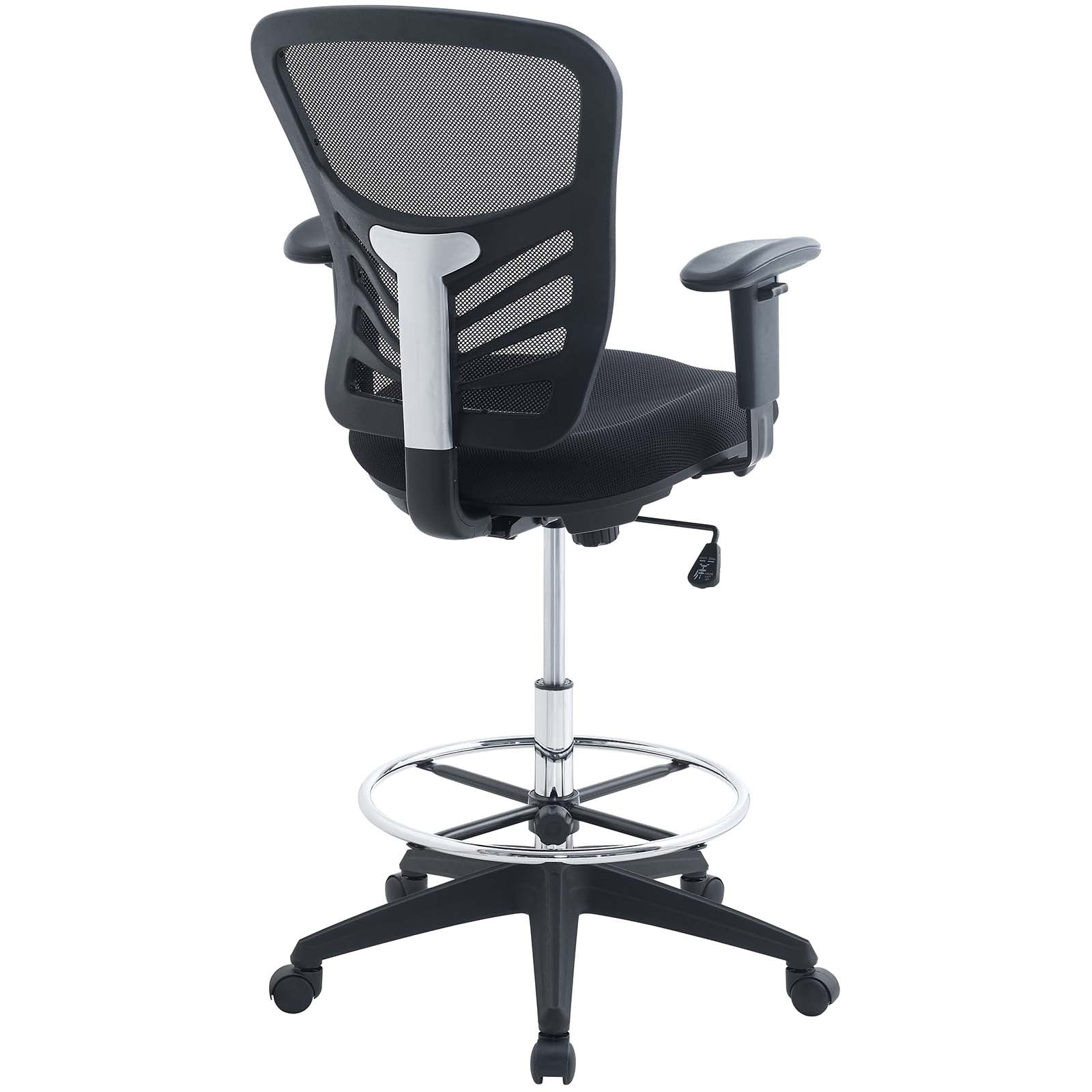 Modway Task Chairs - Articulate Drafting Chair Black