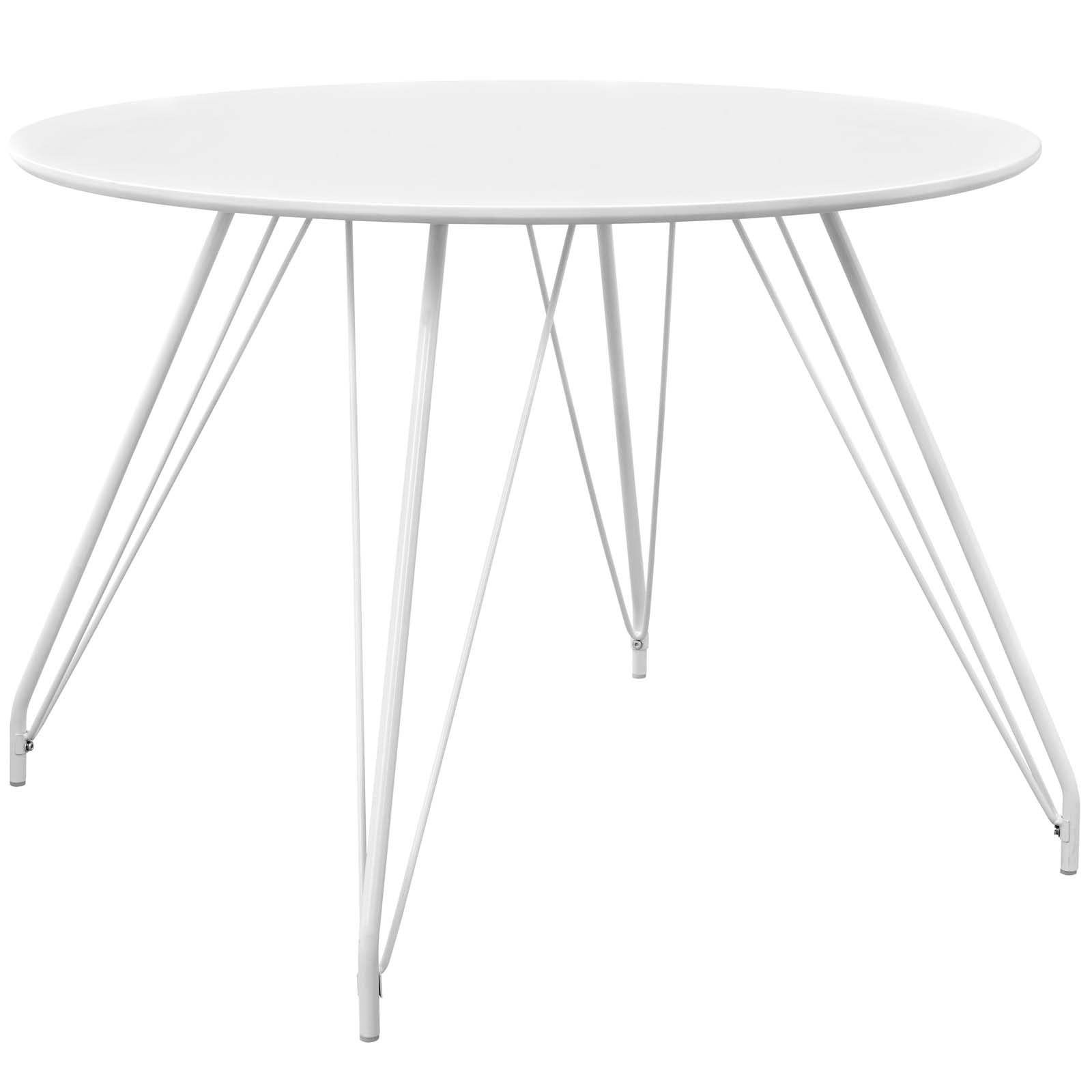 Modway Dining Tables - Satellite Circular Dining Table White