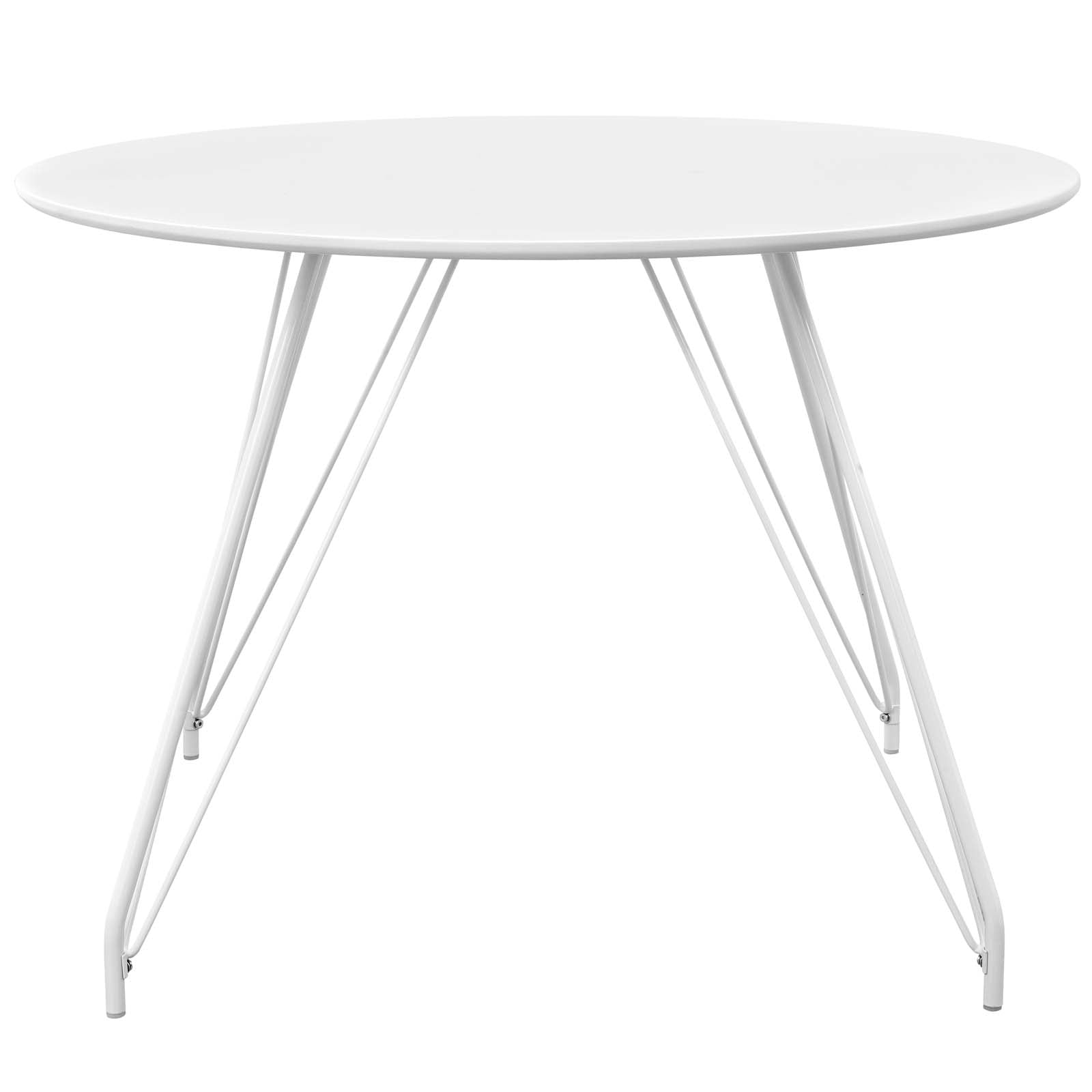 Modway Dining Tables - Satellite Circular Dining Table White