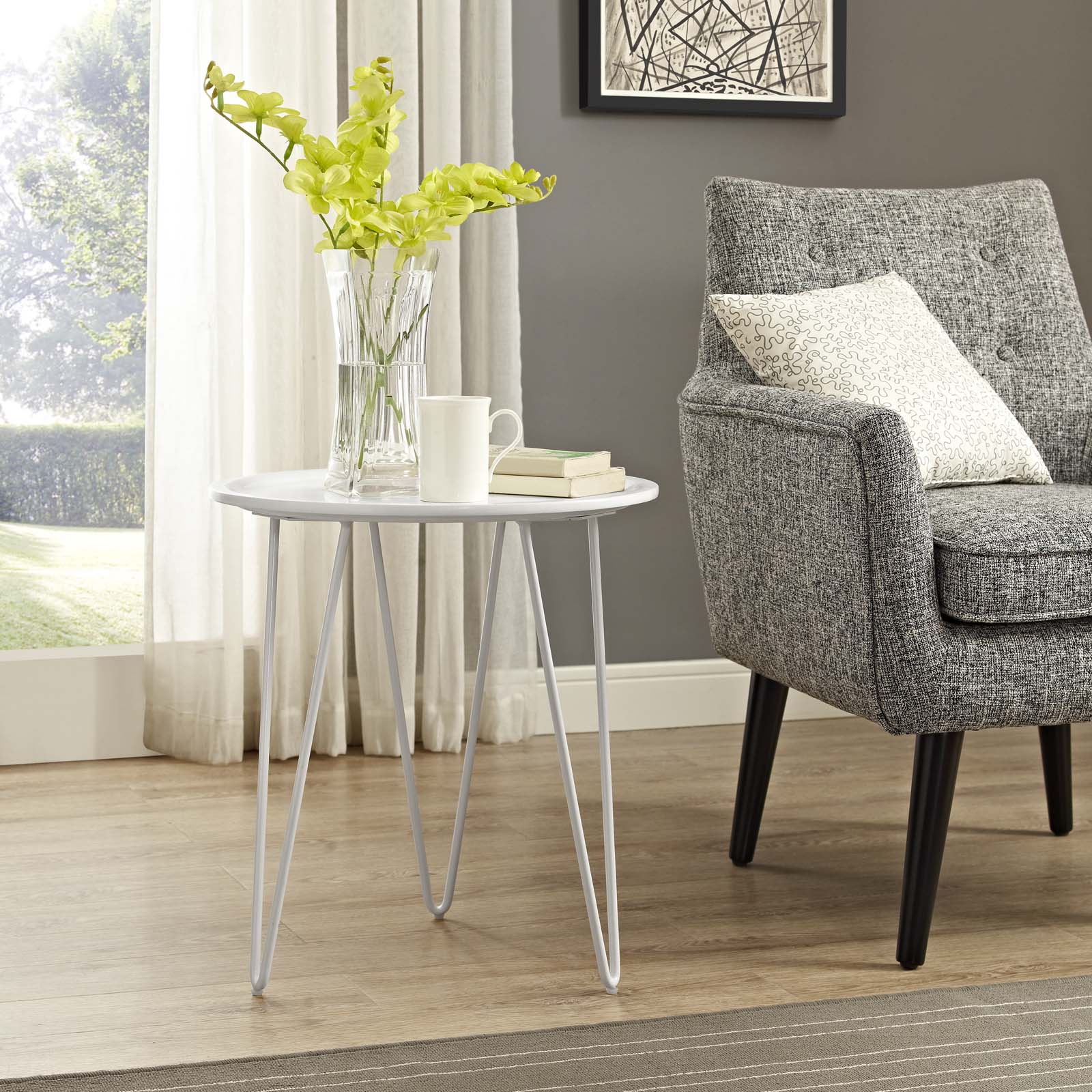 Modway Side & End Tables - Digress Side Table White