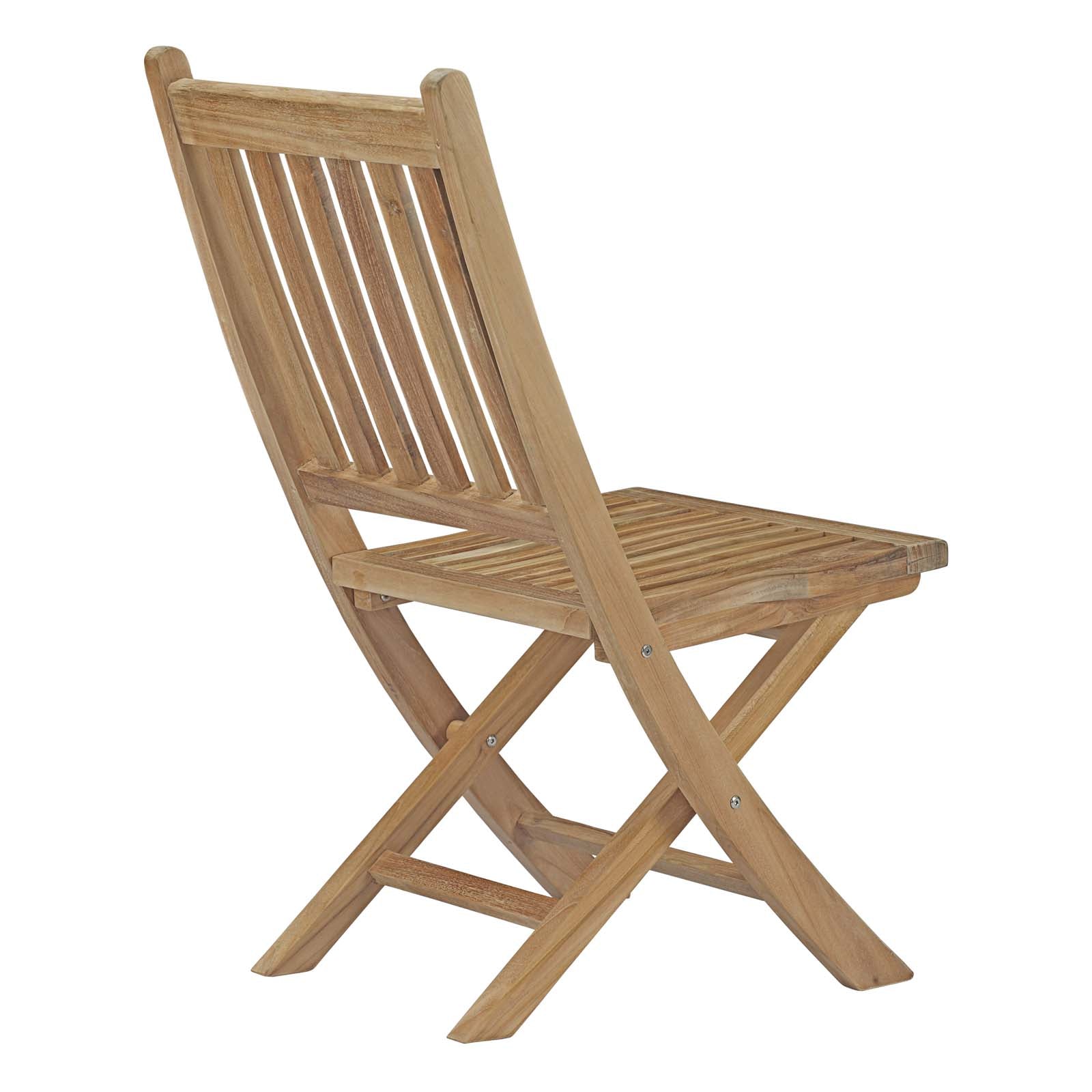 Modway Outdoor Chairs - Marina Outdoor Folding Chair Natural