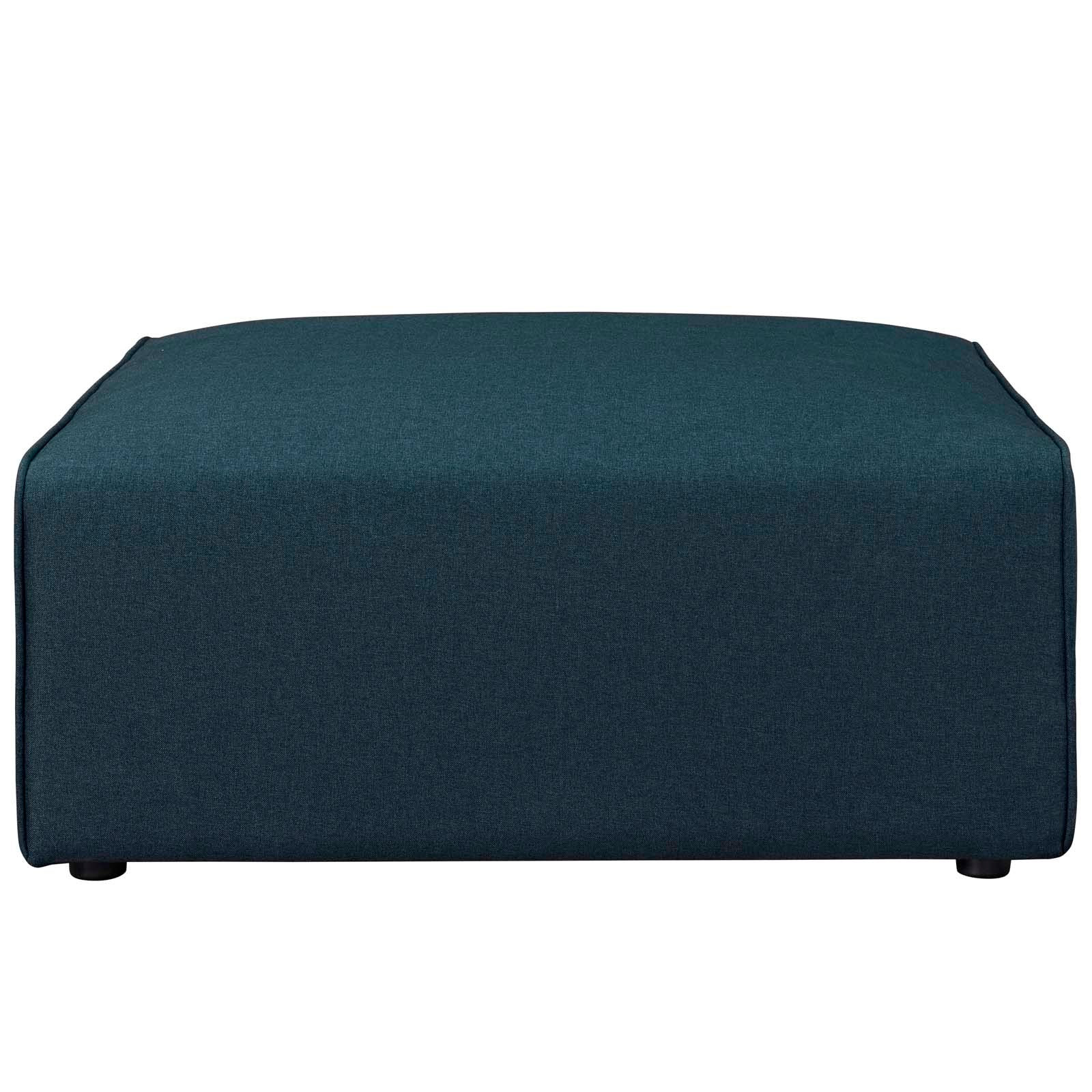 Modway Ottomans & Stools - Mingle Fabric Ottoman Blue