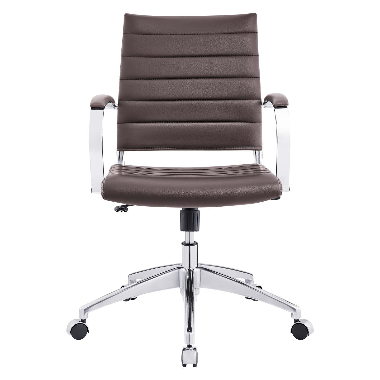 Modway Task Chairs - Jive Mid Back Office Chair Brown