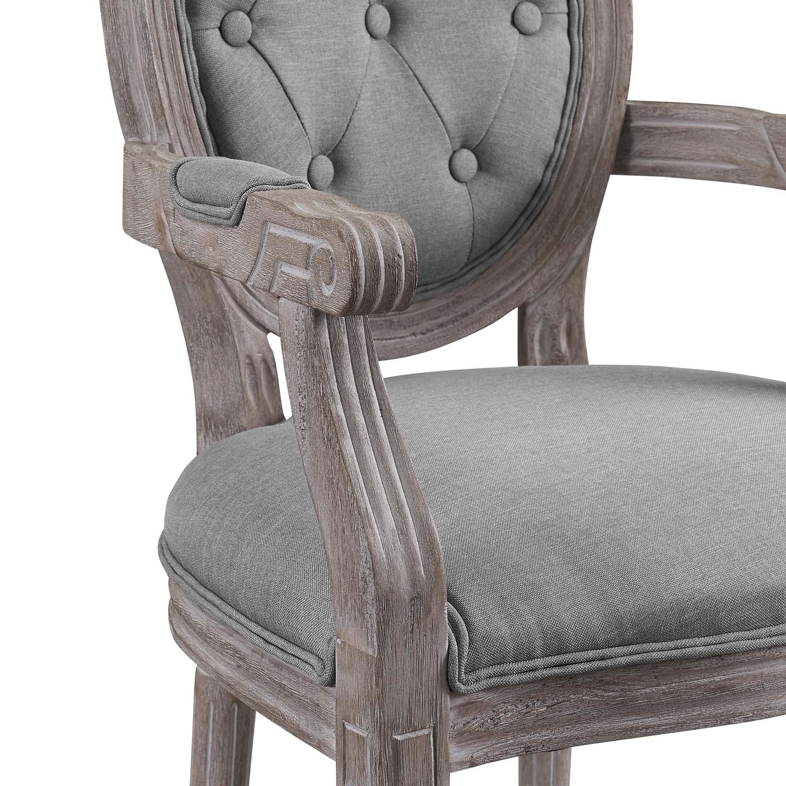 Arise Vintage French Dining Armchair Light Gray Buy Now