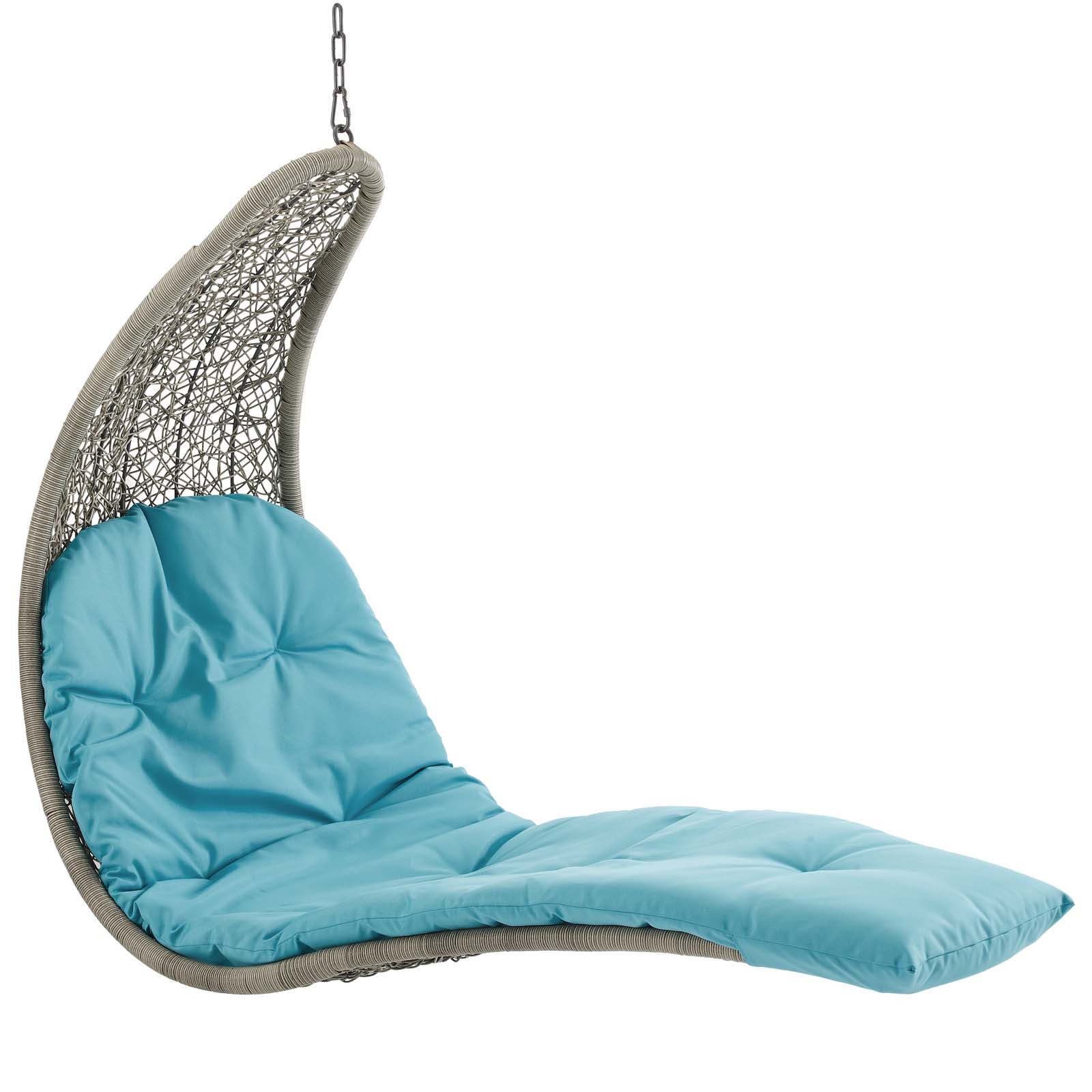 Landscape Hanging Chaise Lounge Outdoor Patio Swing Chair Light