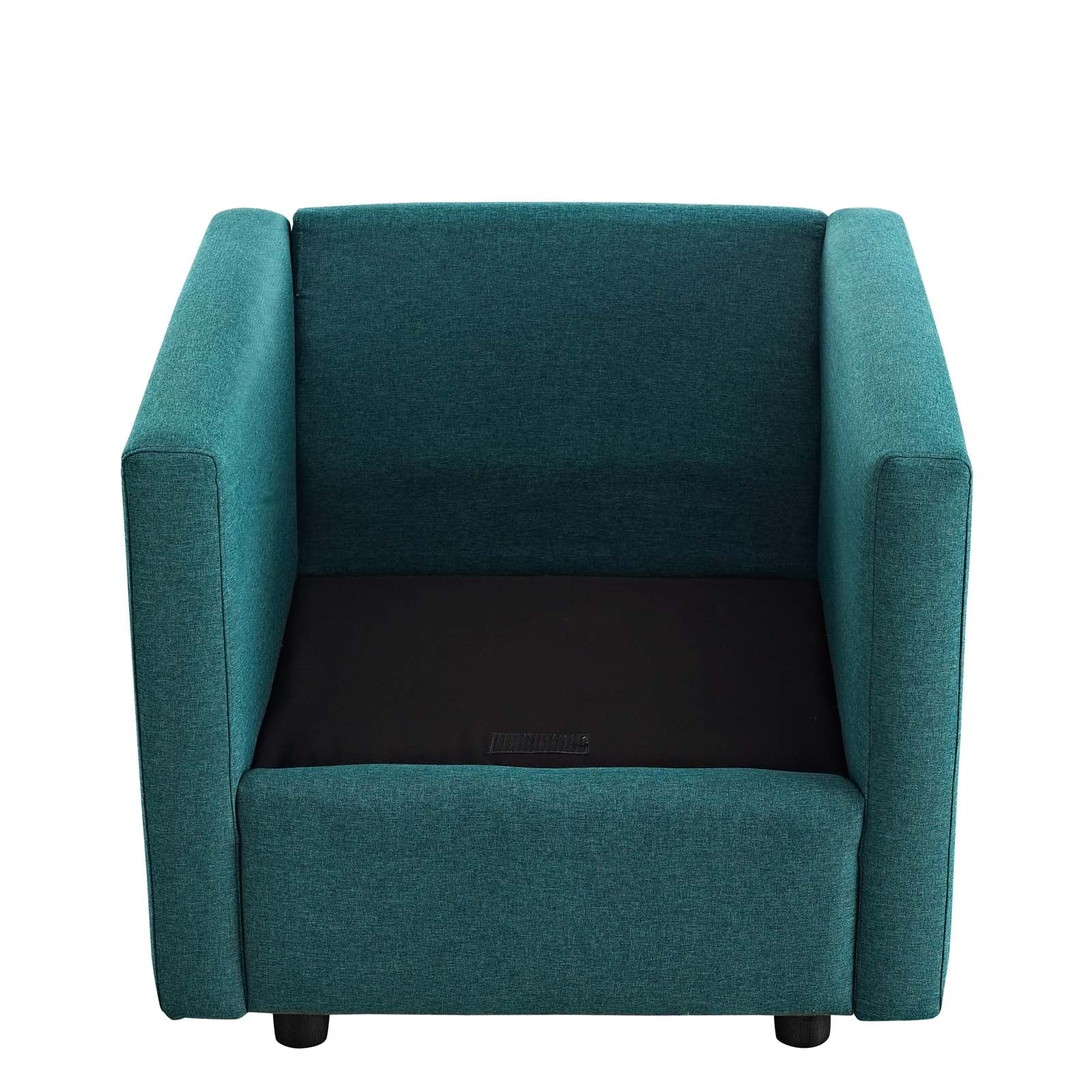 Modway Chairs - Activate Upholstered Fabric Armchair Teal