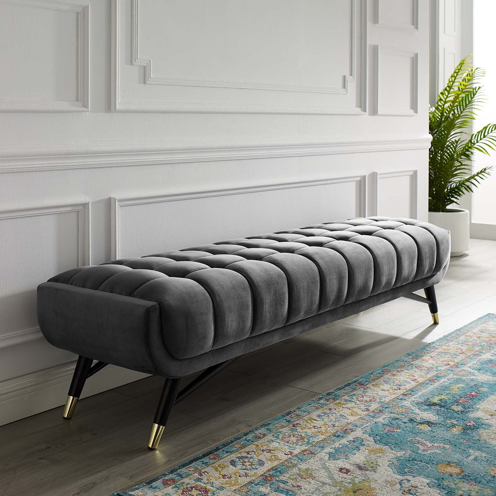 Modway Benches - Adept Bench Gray