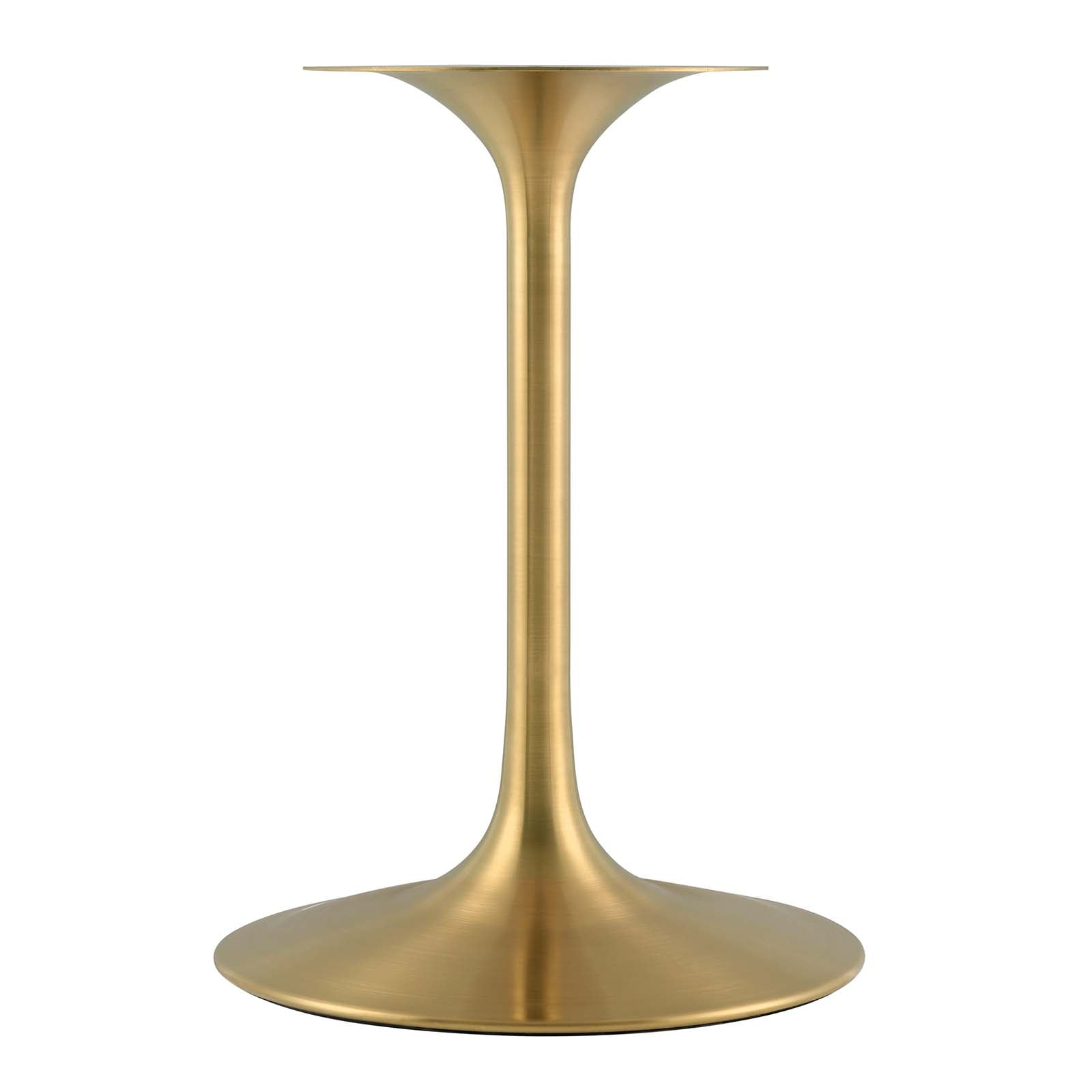 Modway Dining Tables - Lippa 28" Round Dining Table Gold & White