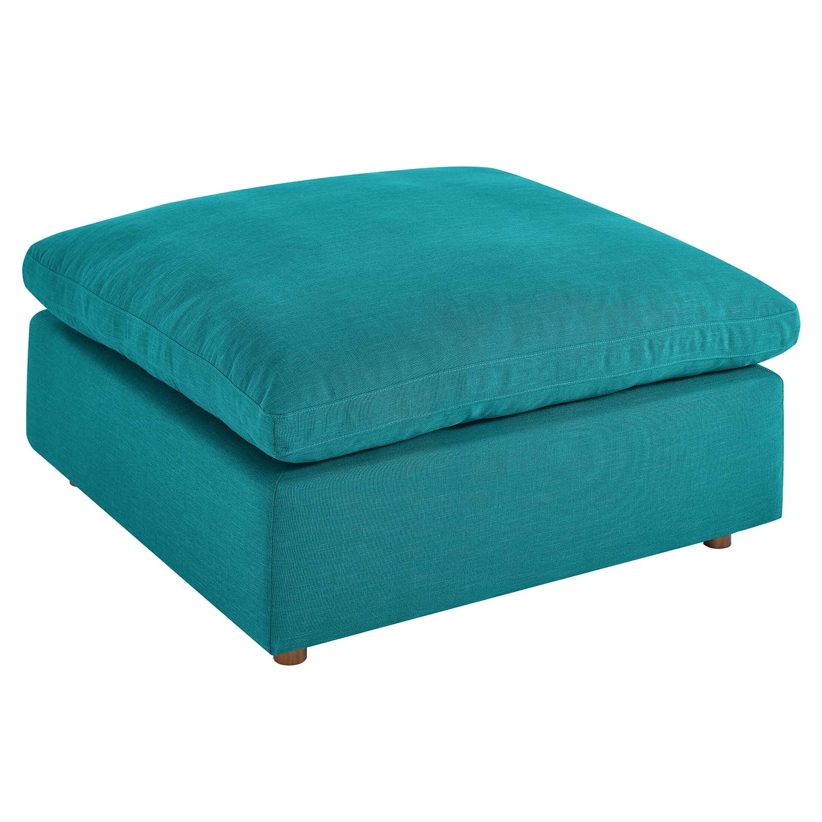 Modway Ottomans & Stools - Commix Down Filled Overstuffed Ottoman Teal