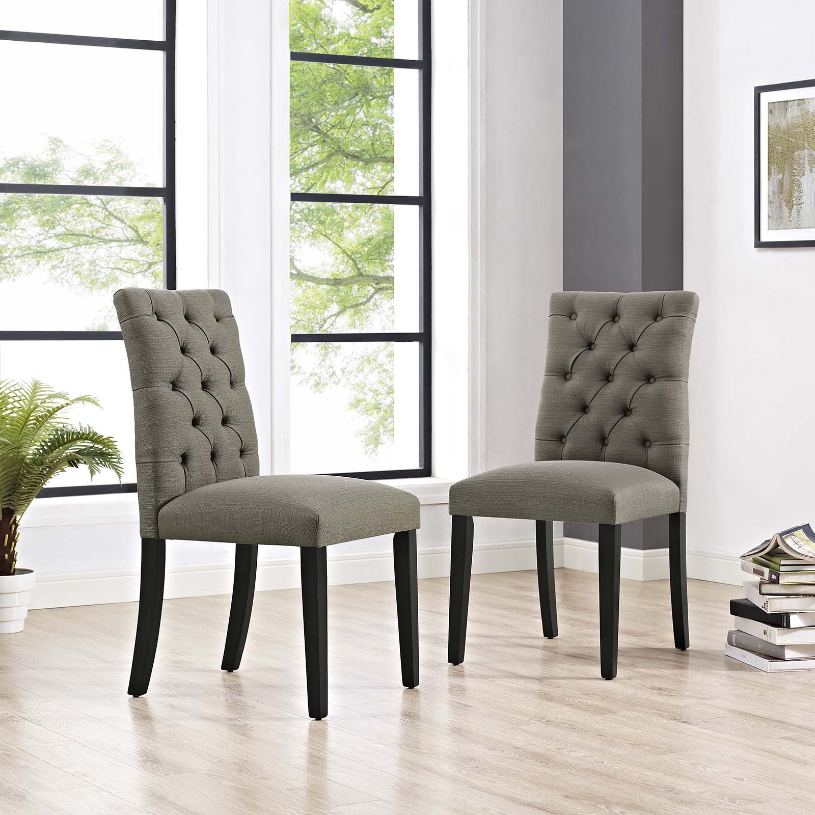 Modway duchess dining chair fabric set of 2 new arrivals