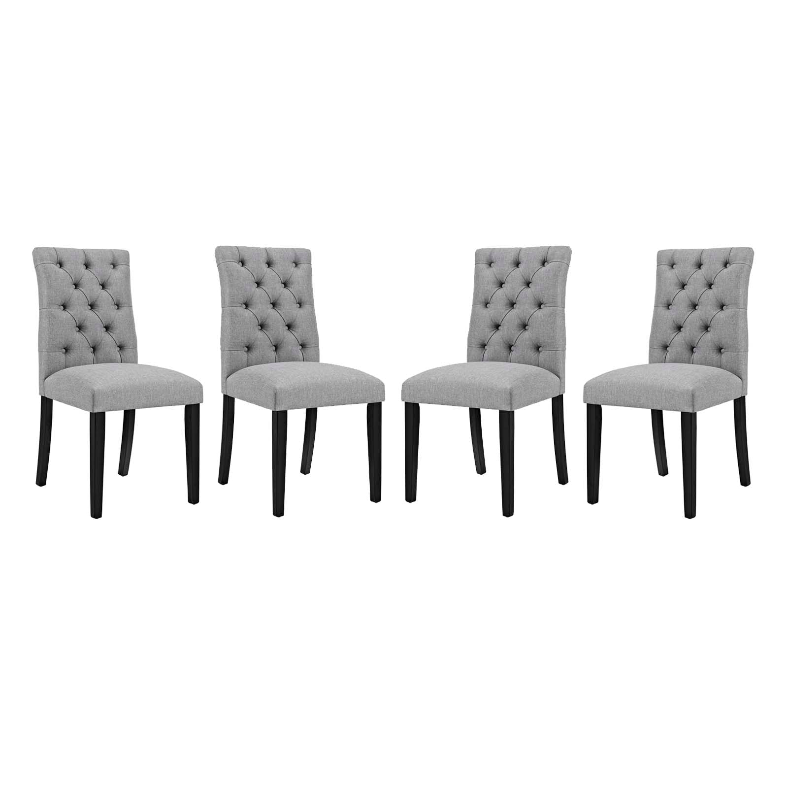 Light grey dining discount chairs set of 4