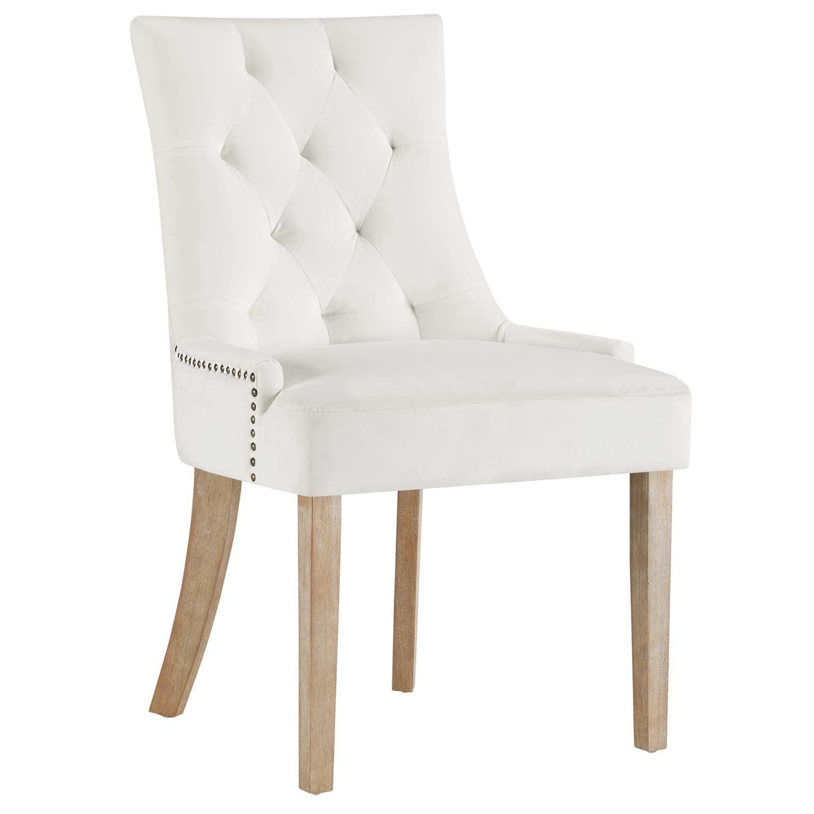 Ivory dining chairs set best sale of 4